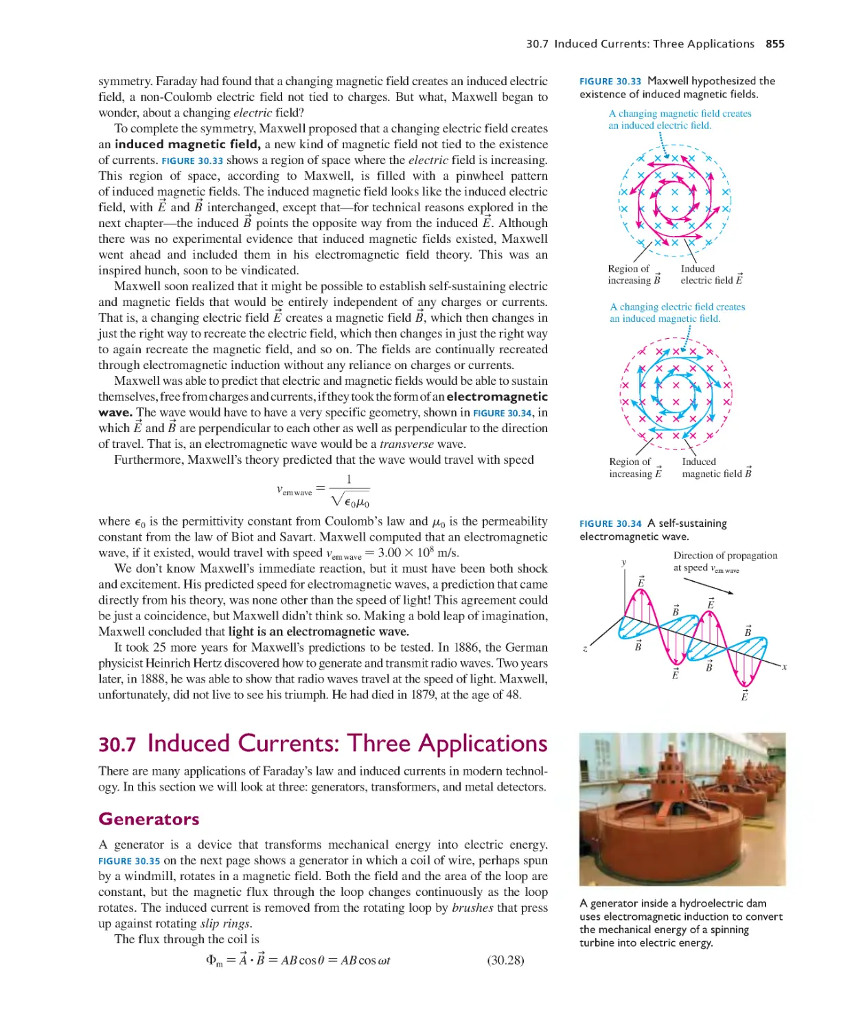 30.7. Induced Currents: Three Applications