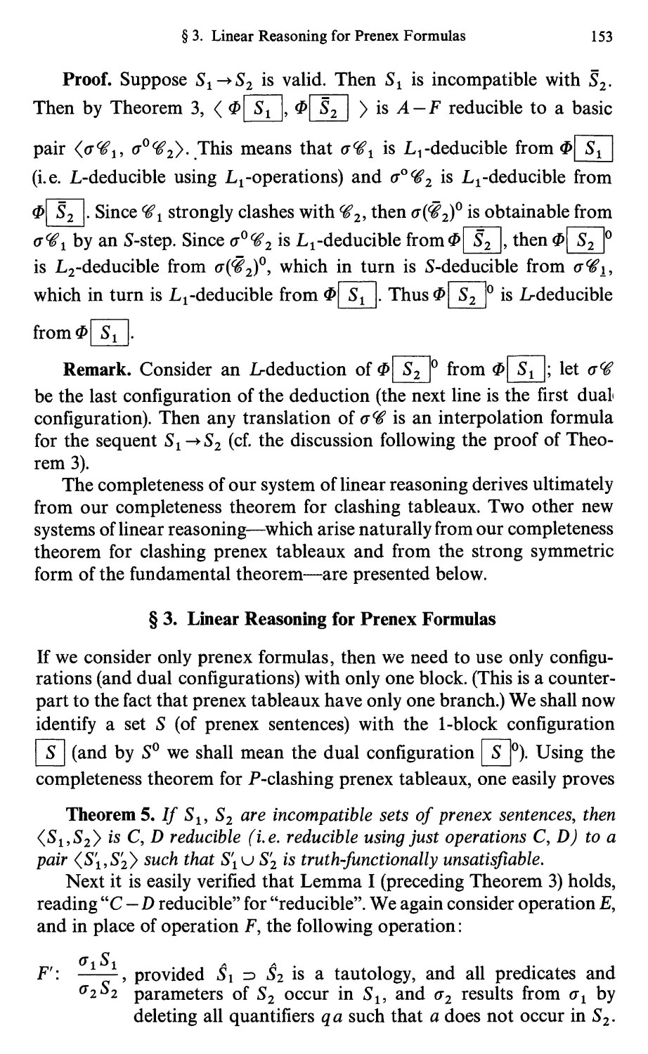 17.3 Linear Reasoning for Prenex Formulas