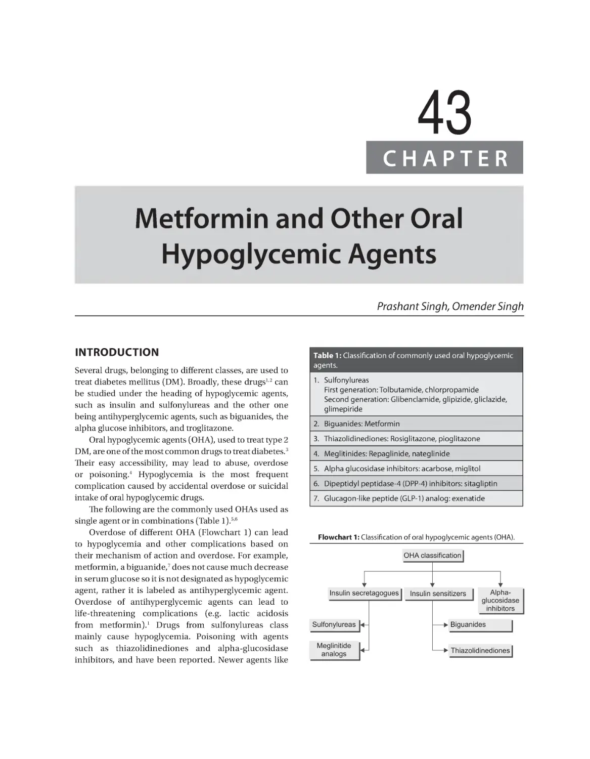 Chapter 43: Metformin and Other Oral Hypoglycemic Agents