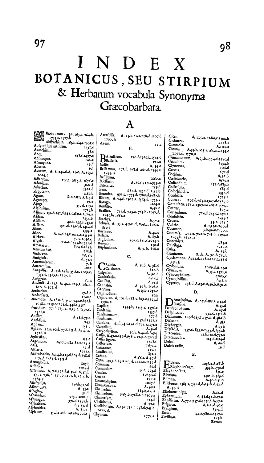 Index botanicus
Index botanicus