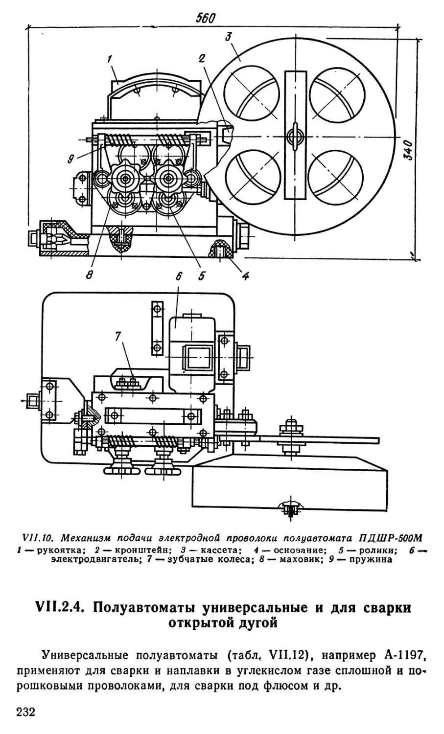 7.2.4 Полуавтоматы универсальные и для сварки открытой дугой