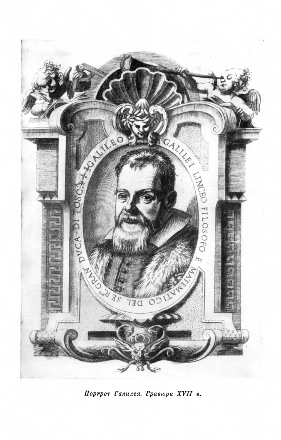 Портрет Галилея. Гравюра XVII в.