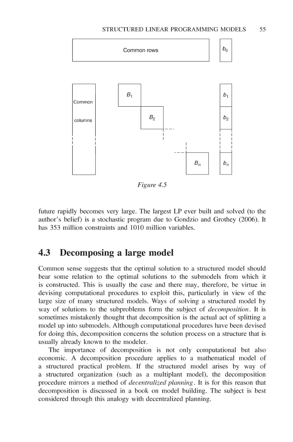 4.3 Decomposing a large model