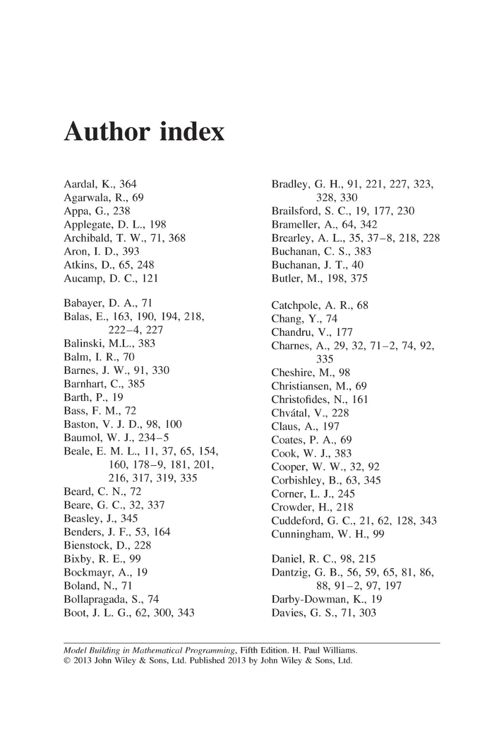Author index