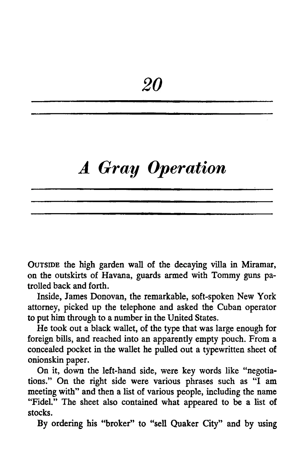 20. A Gray Operation