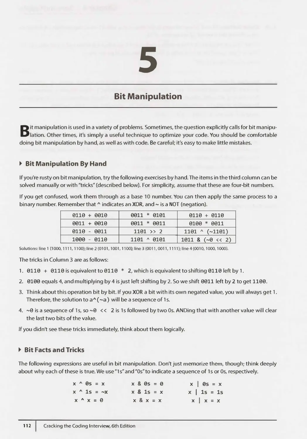 5. Bit Manipulation