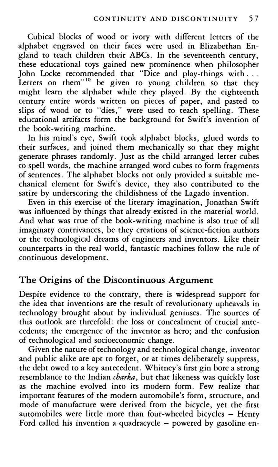 The Origins of the Discontinuous Argument