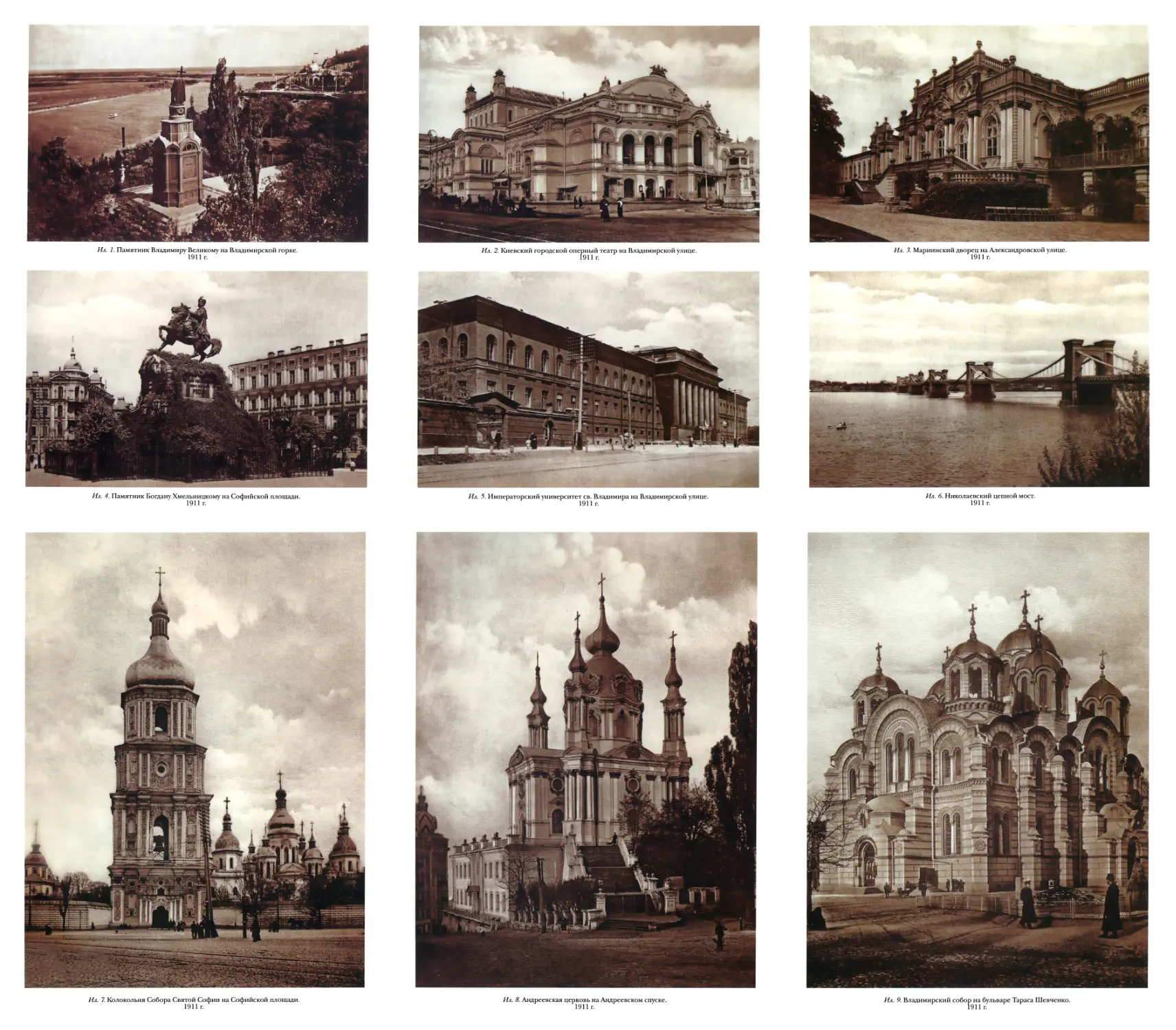 Вкладка. Виды Киева начала XX века