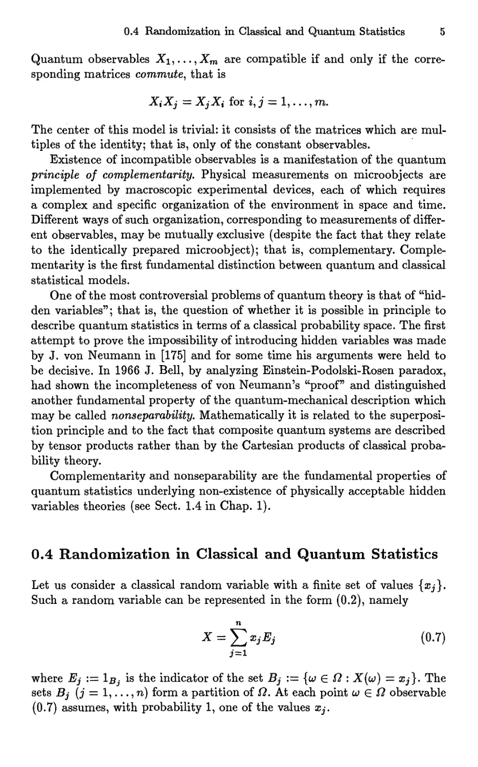 0.4 Randomization in Classical and Quantum Statistics