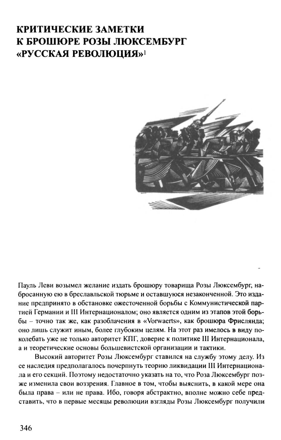 Критические заметки к брошюре Розы Люксембург «Русская революция»