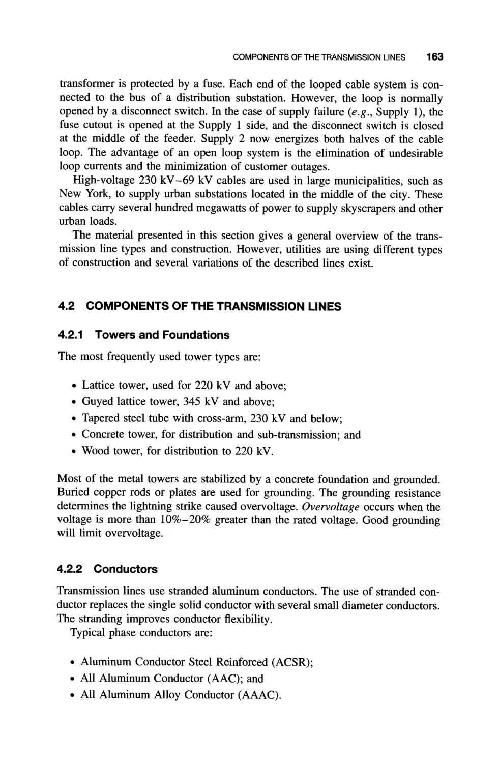 4.2 Components of the Transmission Lines
4.2.2 Conductors