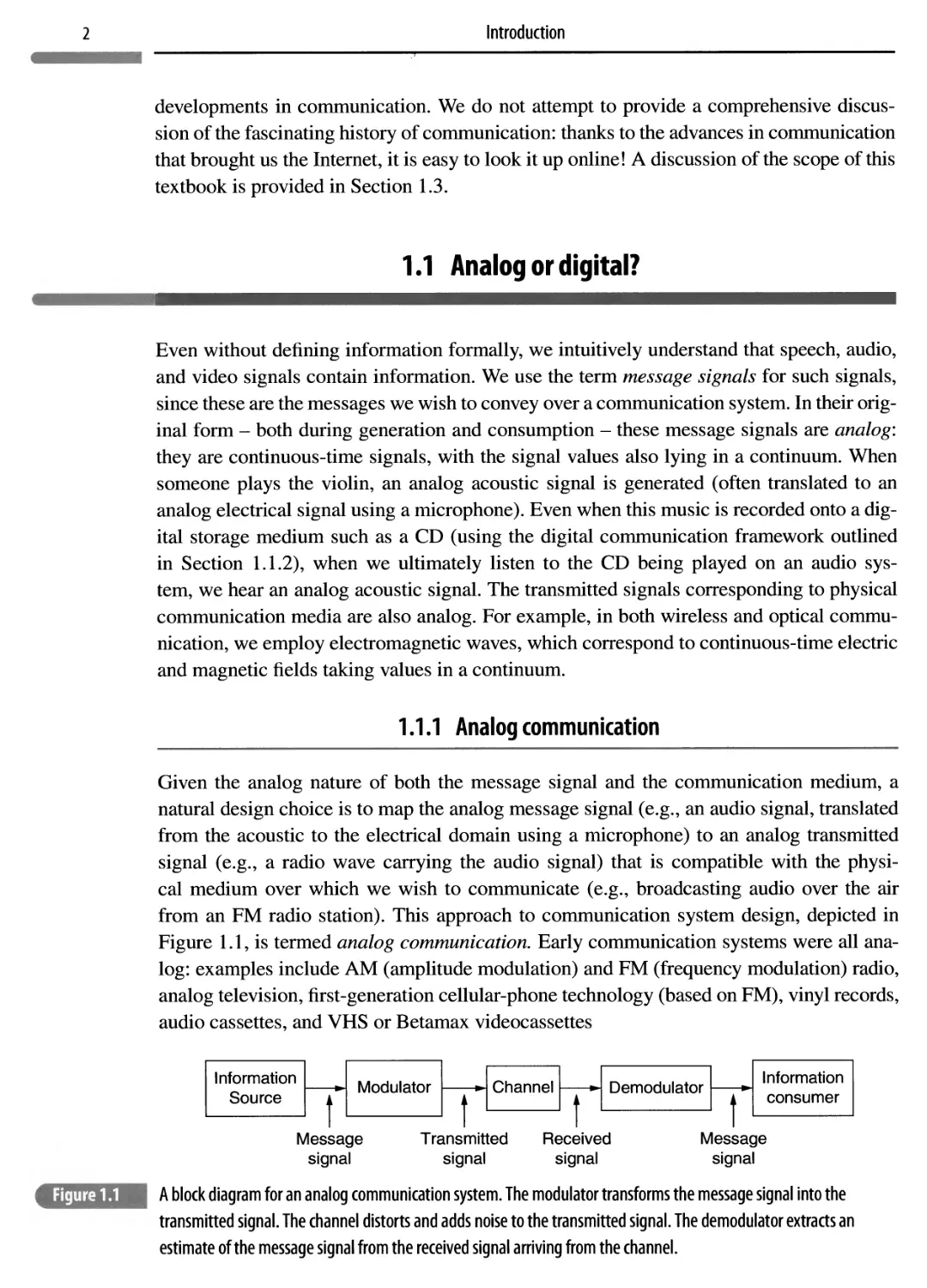 1.1 Analog or digital? 2