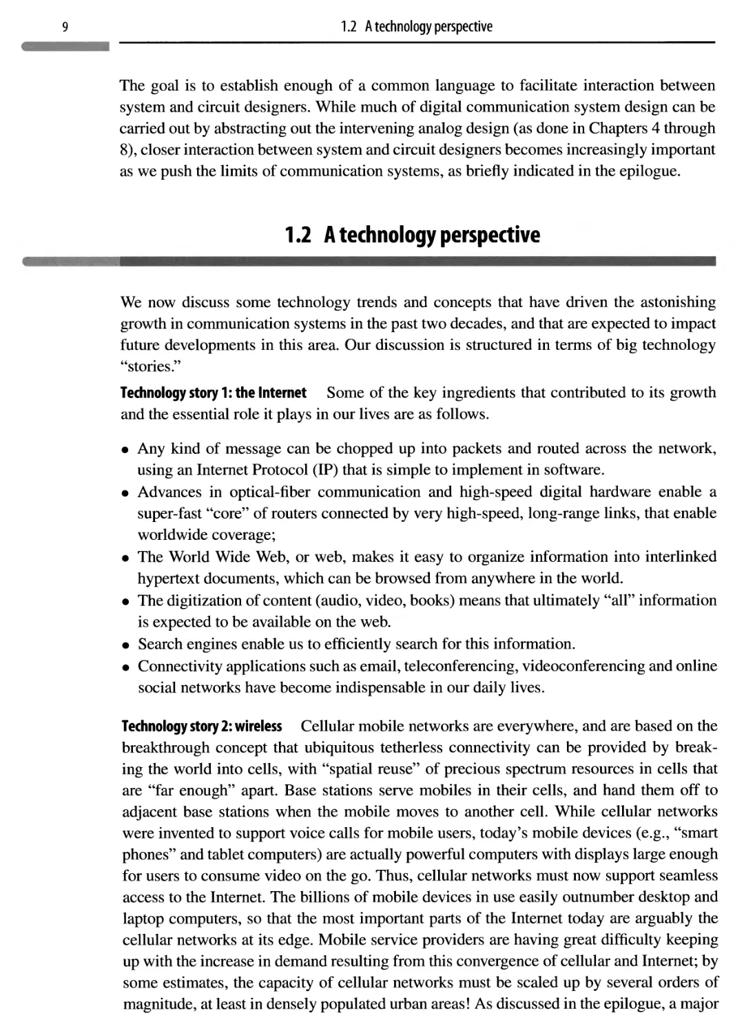 1.2 A technology perspective 9
