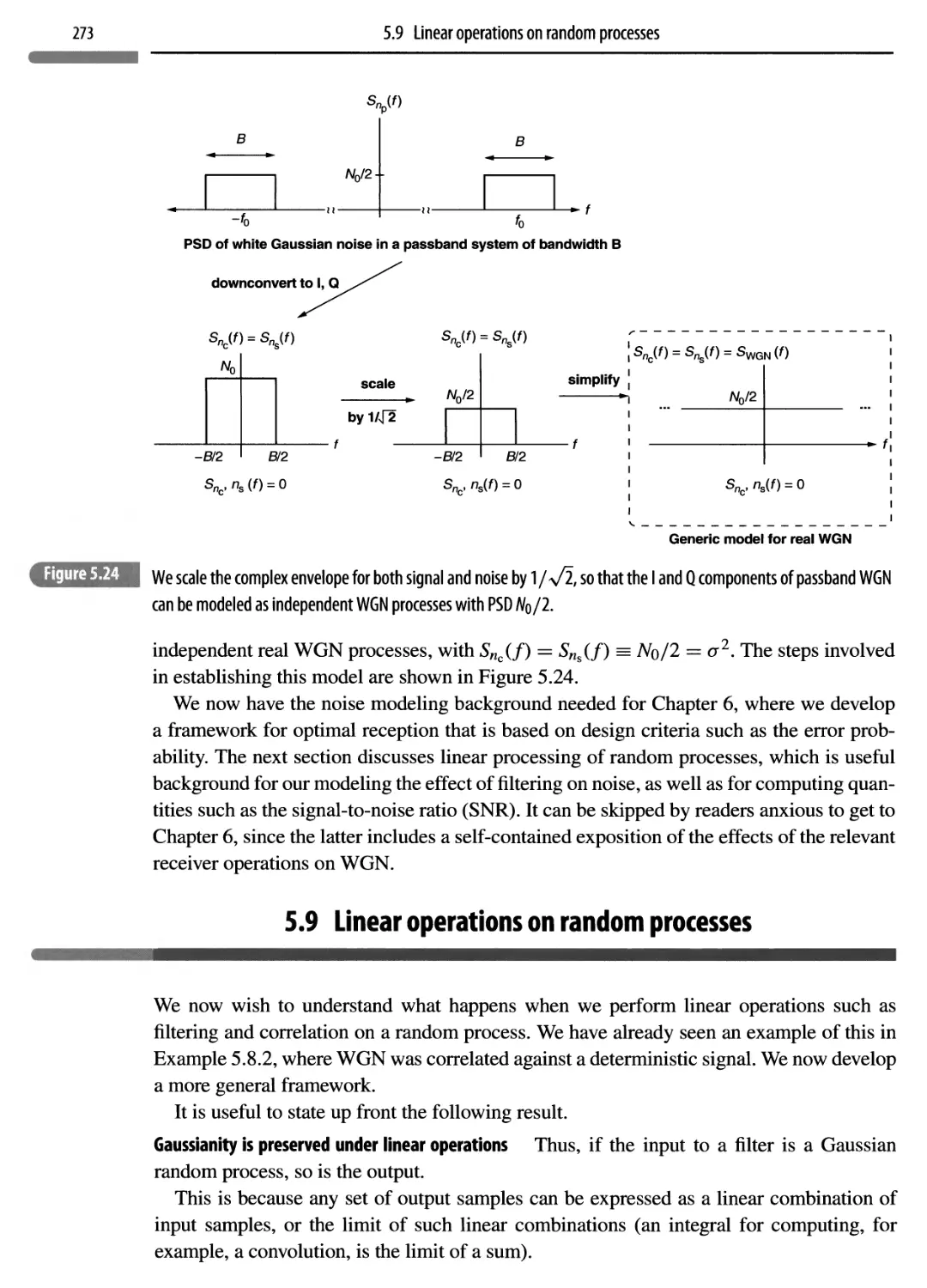 5.9 Linear operations on random processes 273