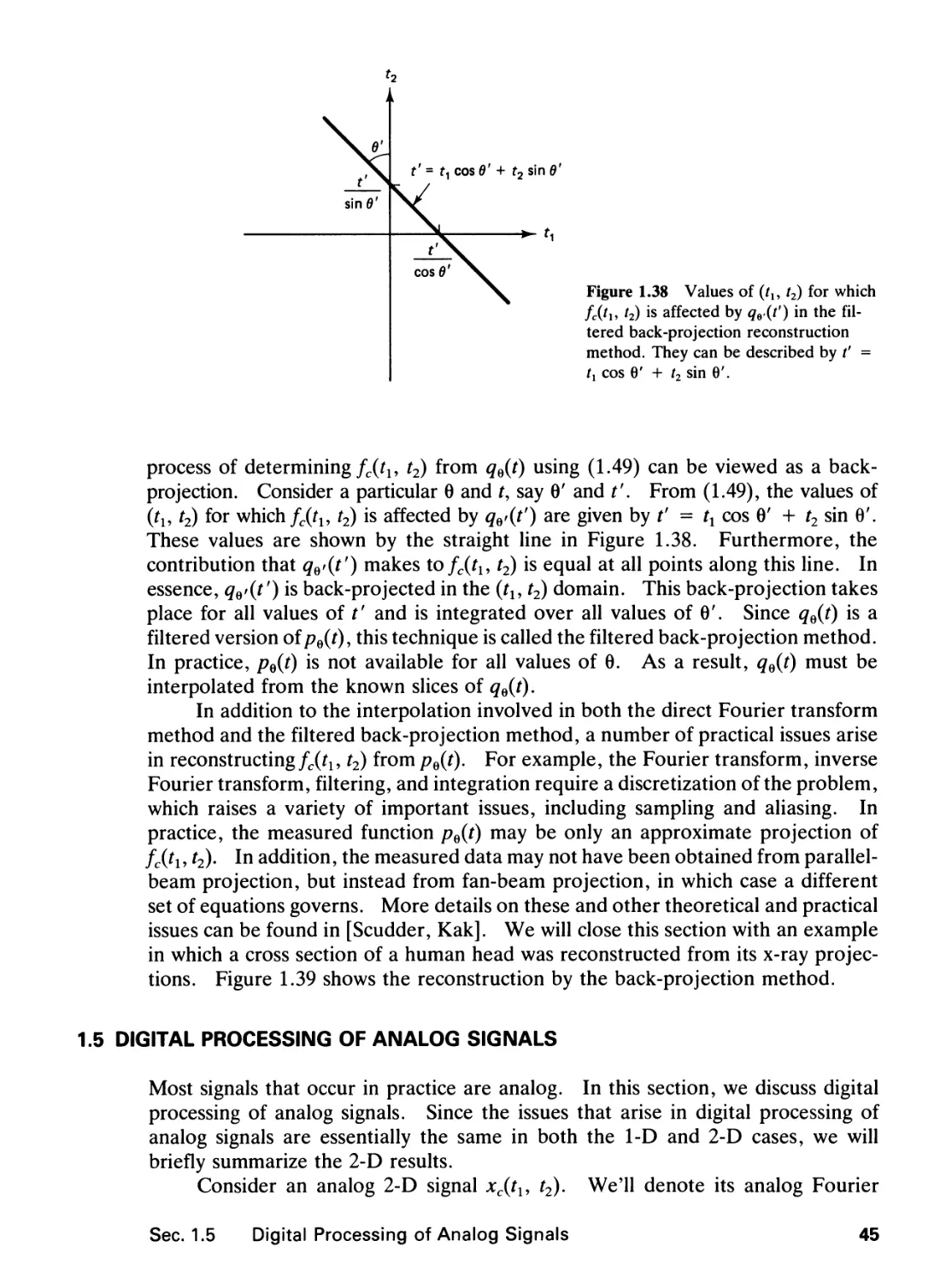 1.5 Digital Processing of Analog Signals