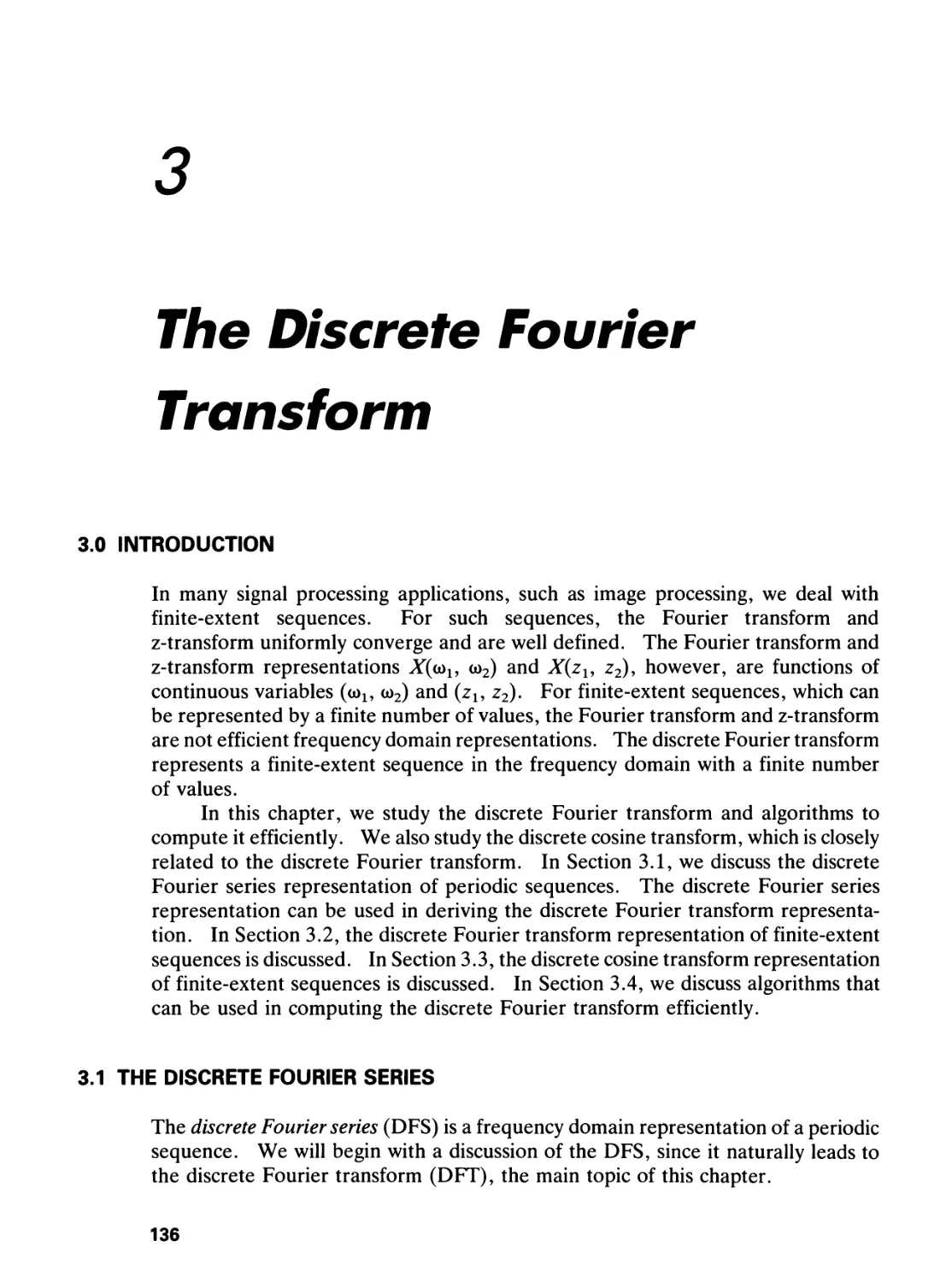 3 THE DISCRETE FOURIER TRANSFORM
3.1 The Discrete Fourier Series