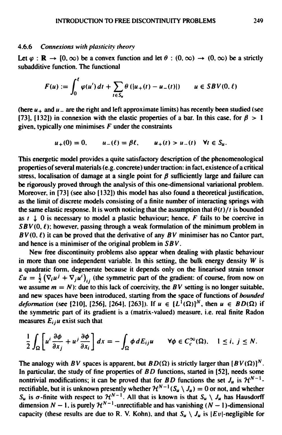 4.6.6 Connexions with plasticity theory