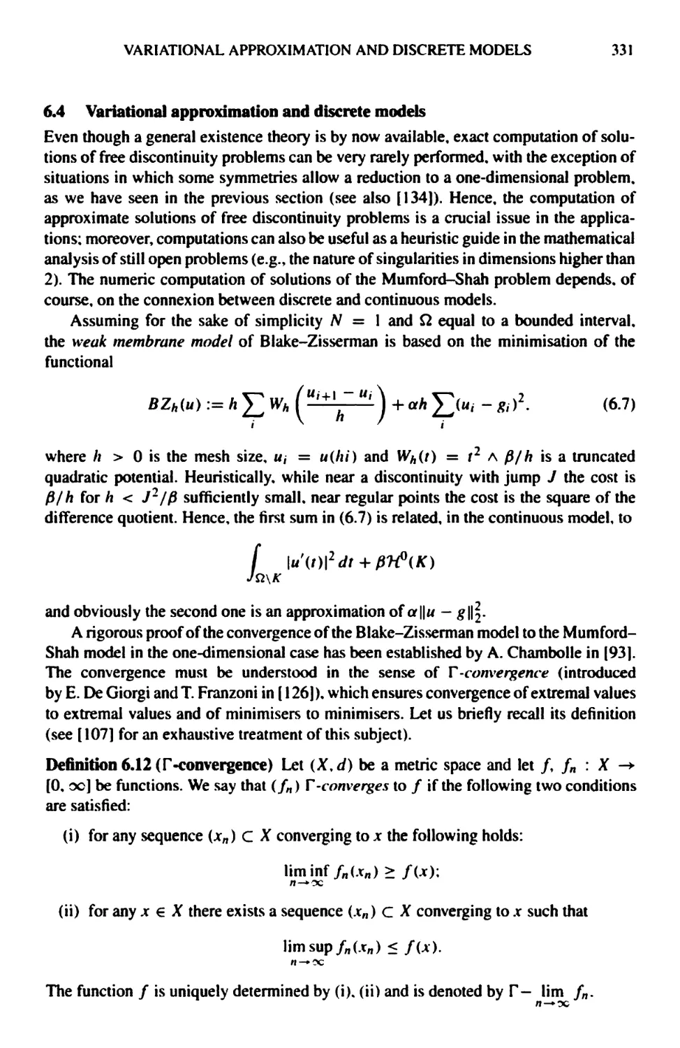 6.4 Variational approximation and discrete models