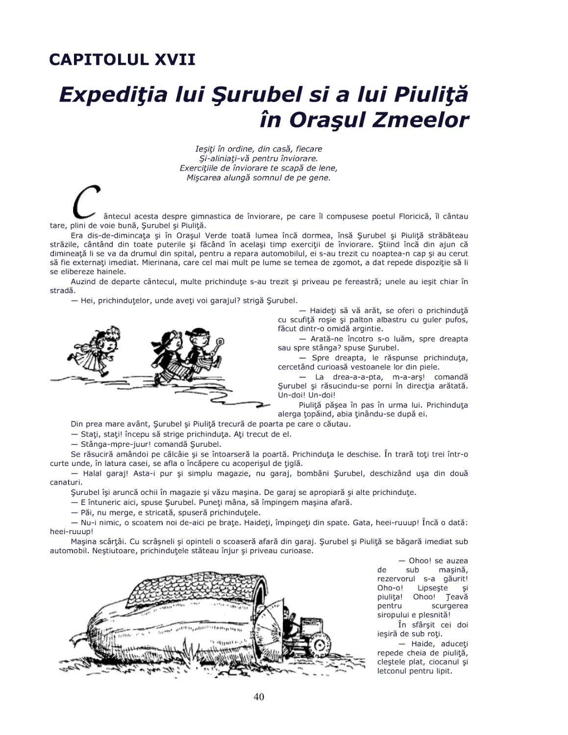 Cap.XVII Expeditia lui Surubel si a lui Piulita in Orasul Zmeelor