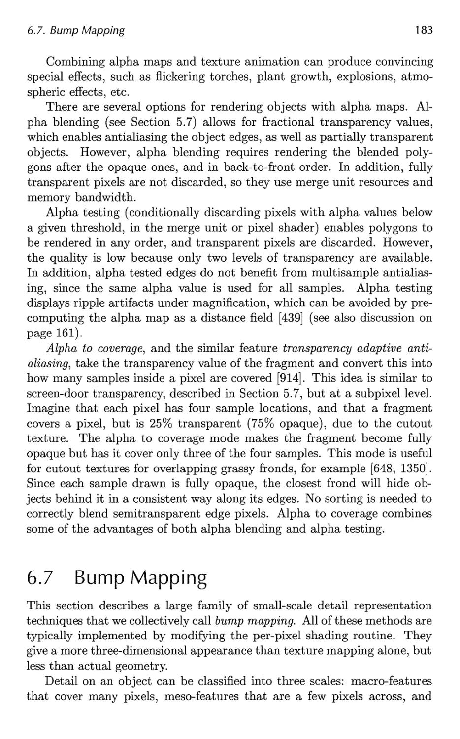 6.7 Bump Mapping