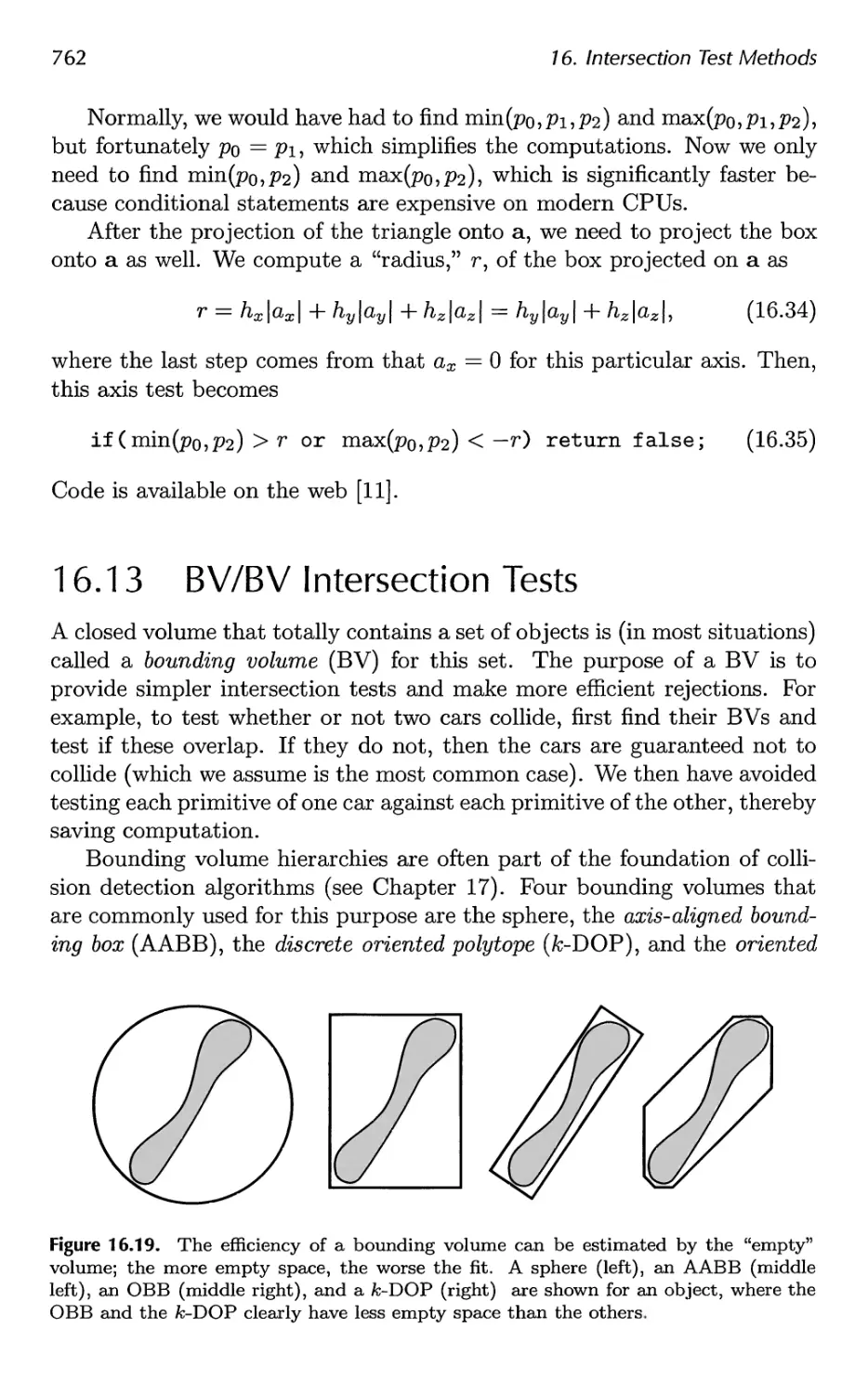 16.13 BV/BV Intersection Tests