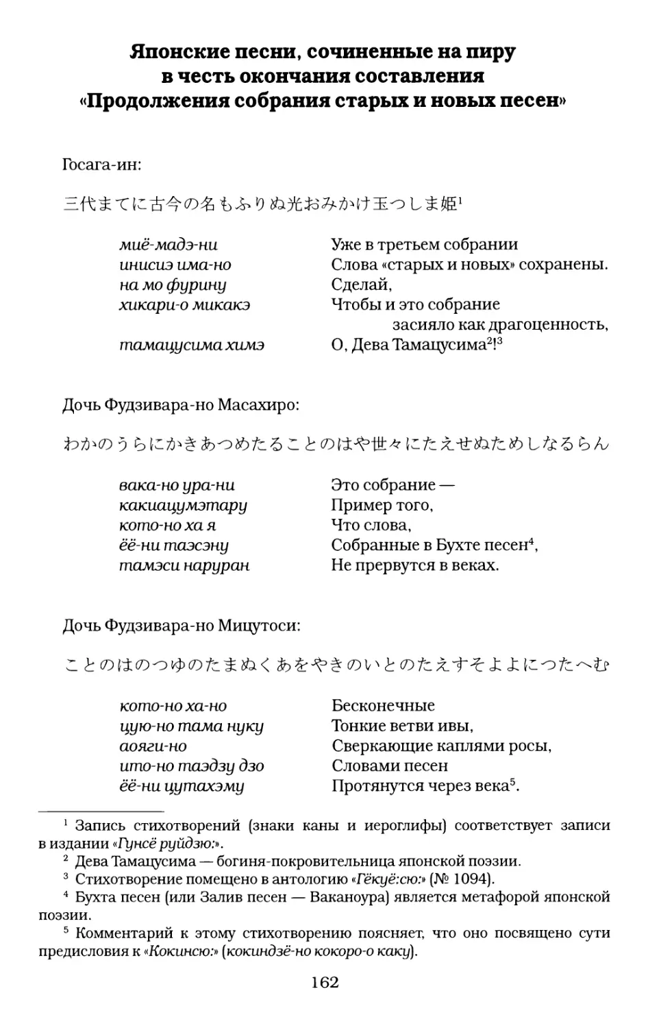 Японские песни, сочиненные на пиру в честь окончания составления «Продолжения собрания старых и новых песен»