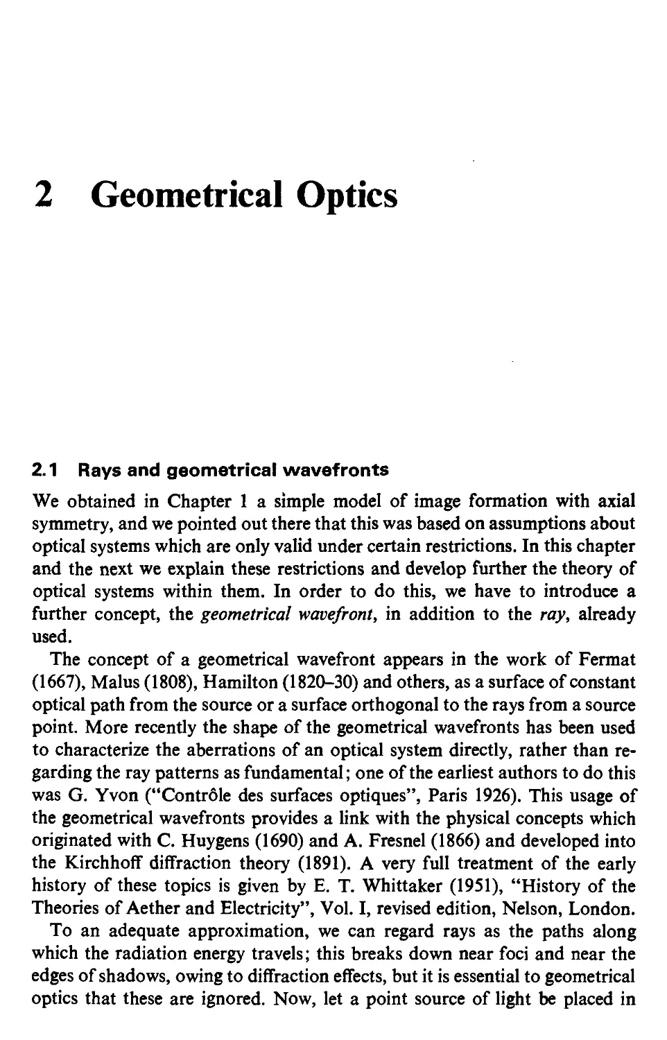 2 Geometrical optics
