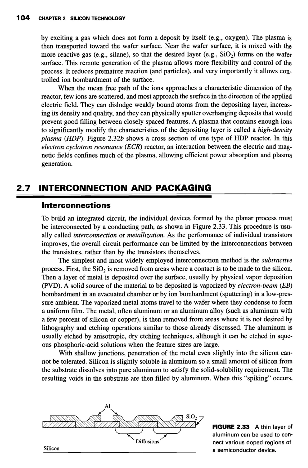 2.7 Interconnection and Packaging