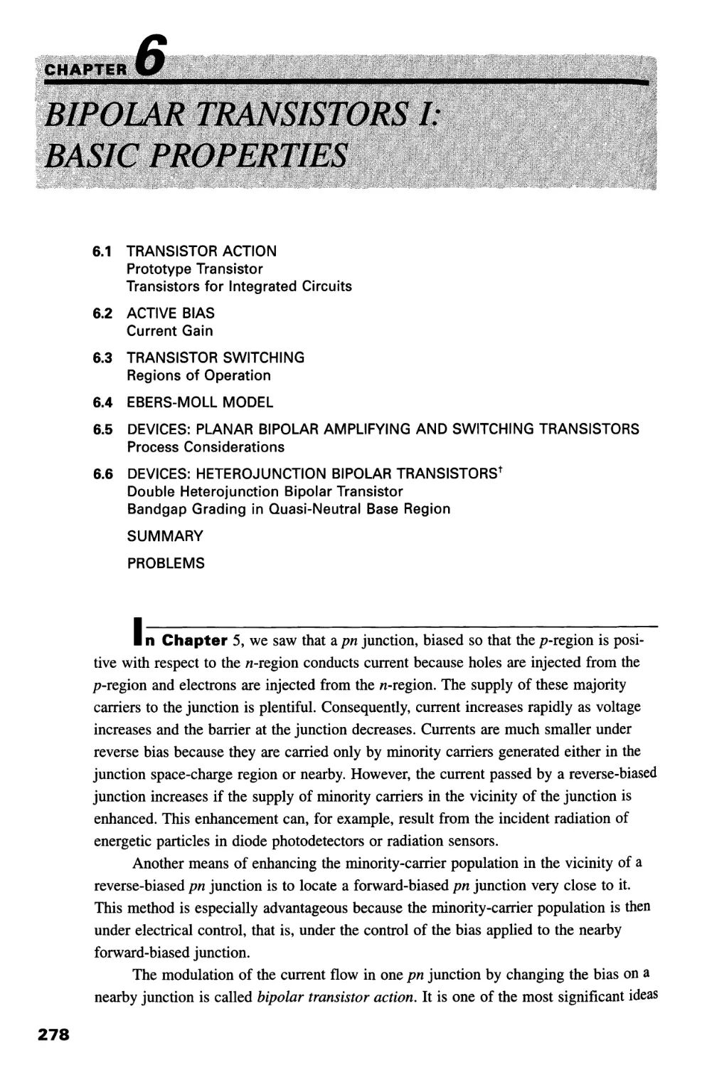 6. BIPOLAR TRANSISTORS I: BASIC PROPERTIESе