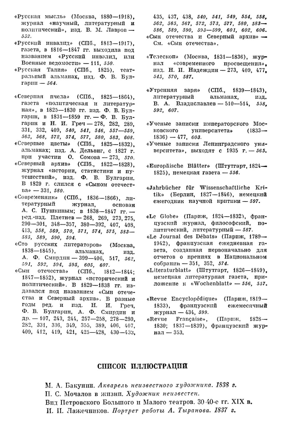 Список иллюстраций