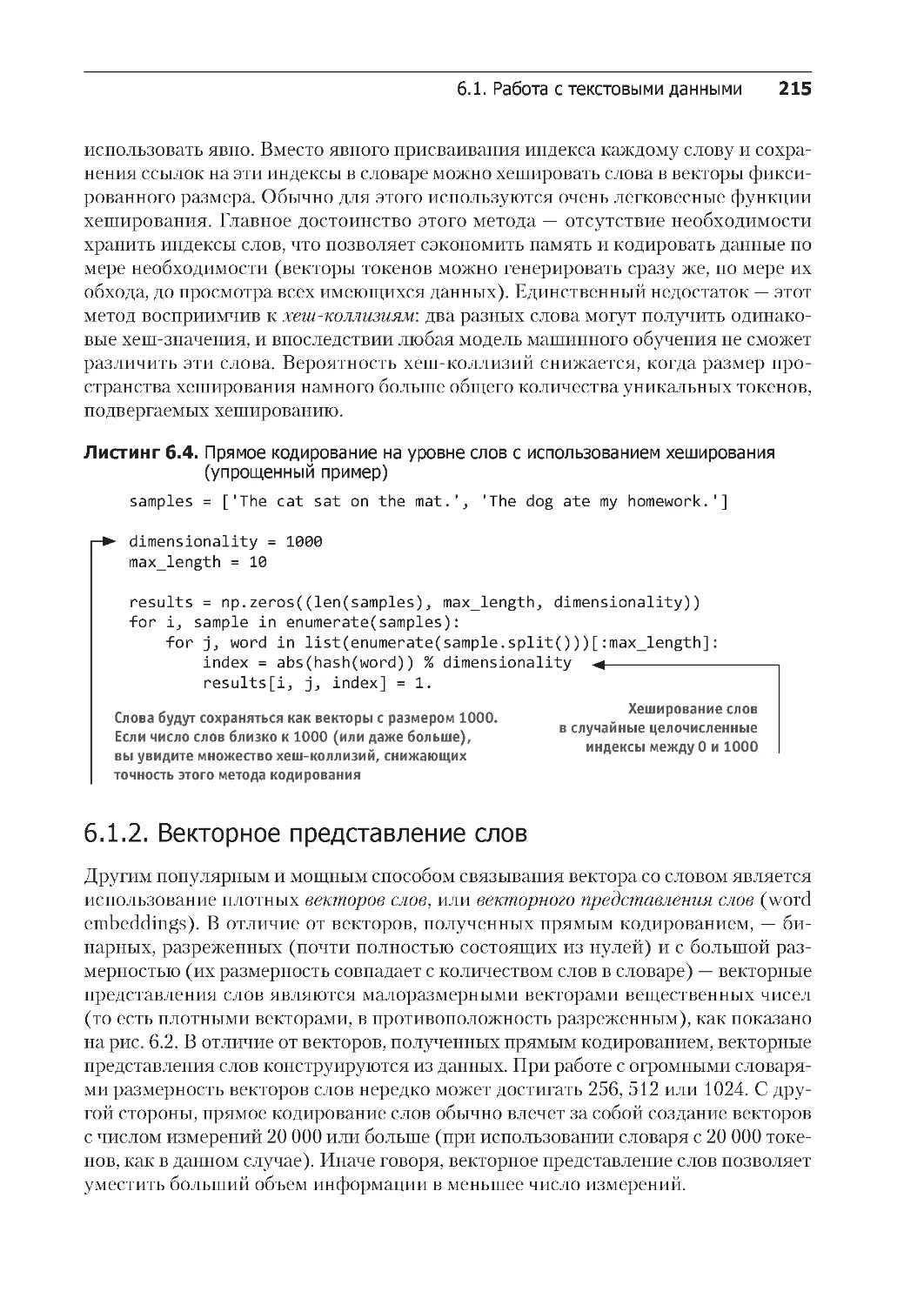 ﻿6.1.2. Векторное представление сло