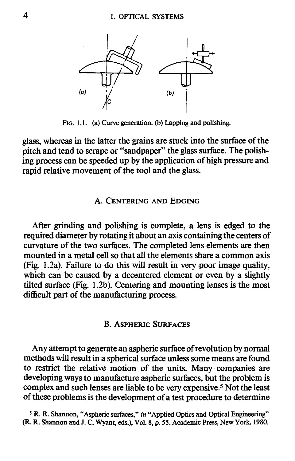 B. Aspheric Surfaces