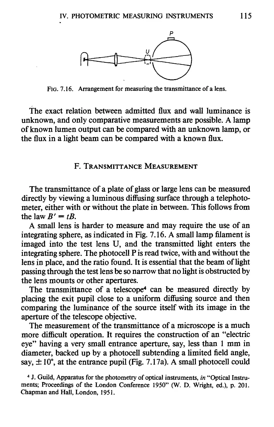 F. Transmittance Measurement
