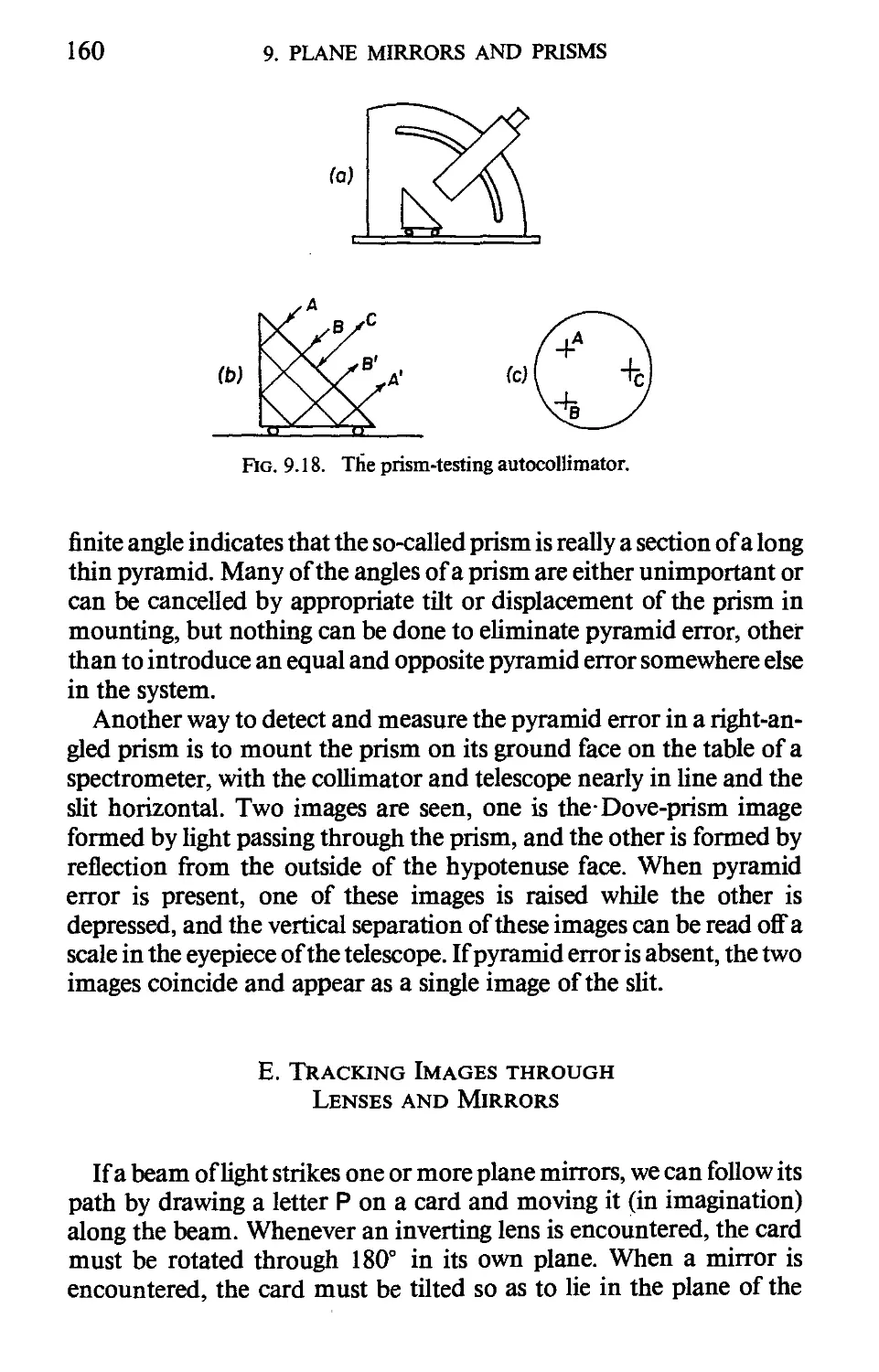 E. Tracking Images through Lenses and Mirrors