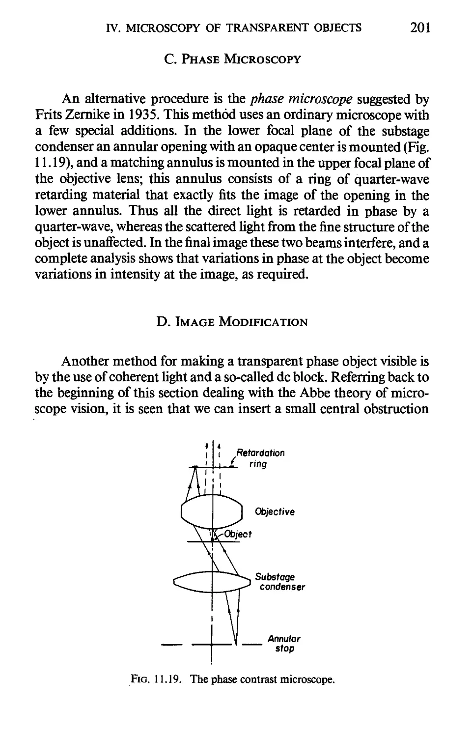 C. Phase Microscopy
D. Image Modification