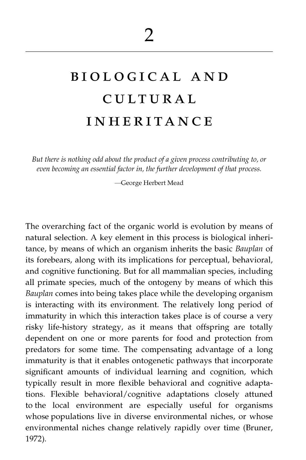 2 Biological and Cultural Inheritance