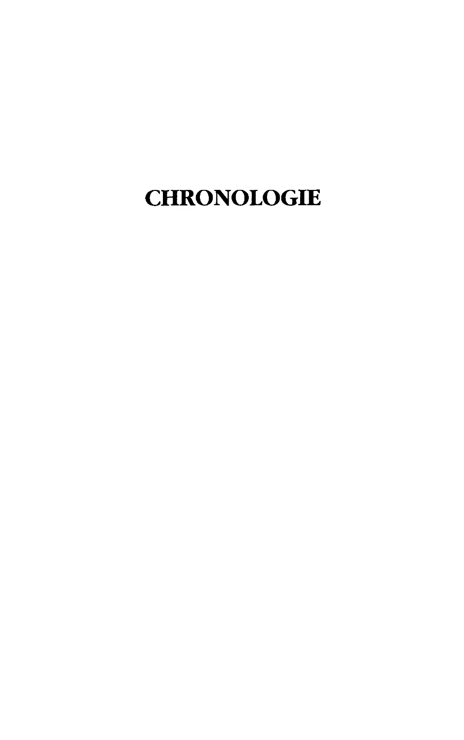 Chronologie [1121]