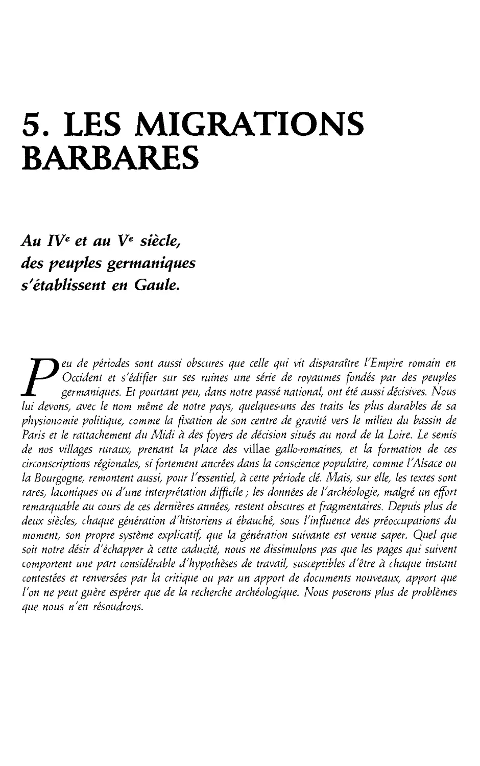 5. Les migrations barbares, IV-V siecle [118]