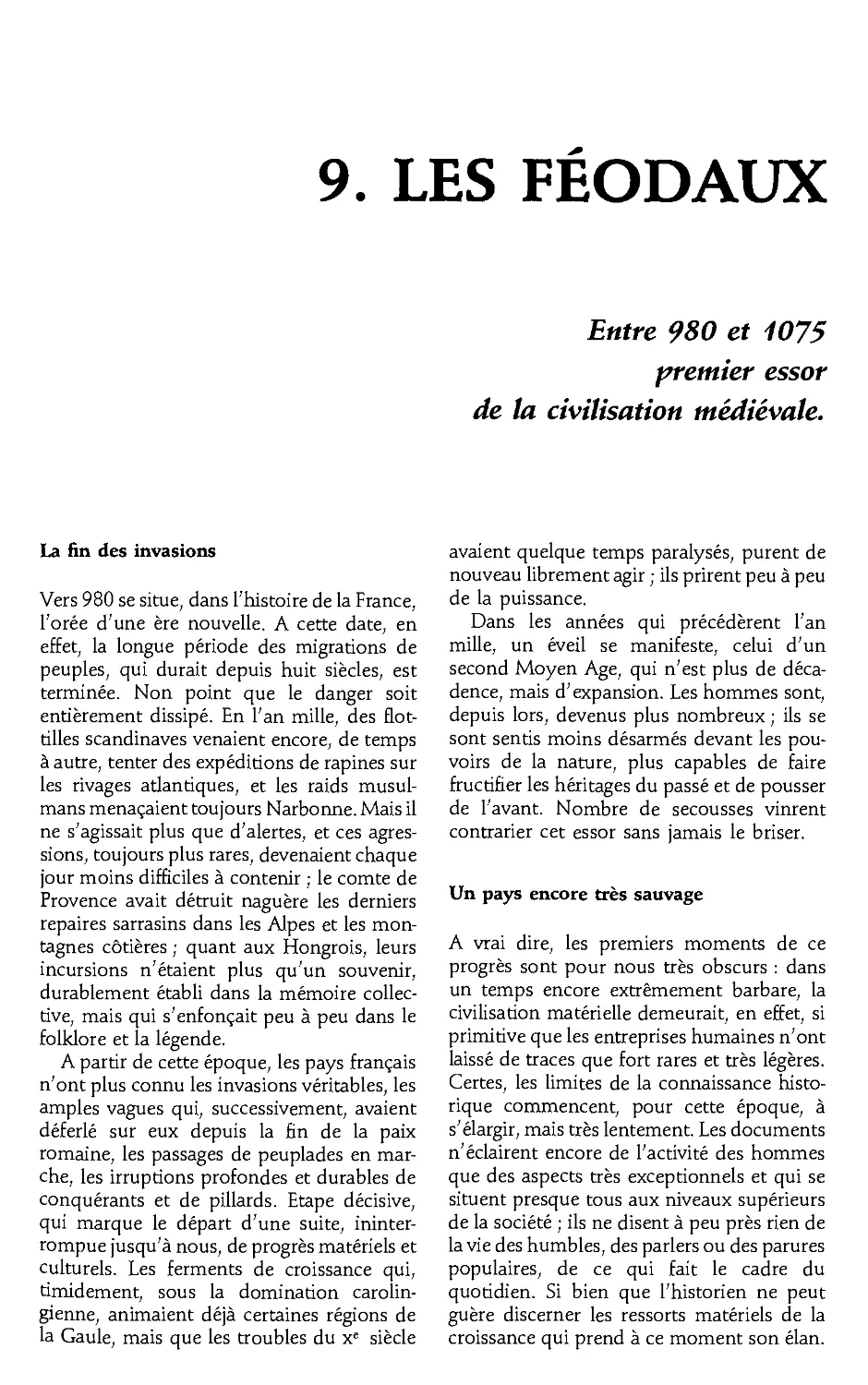 9. Les feodaux, 980-1075 [203]