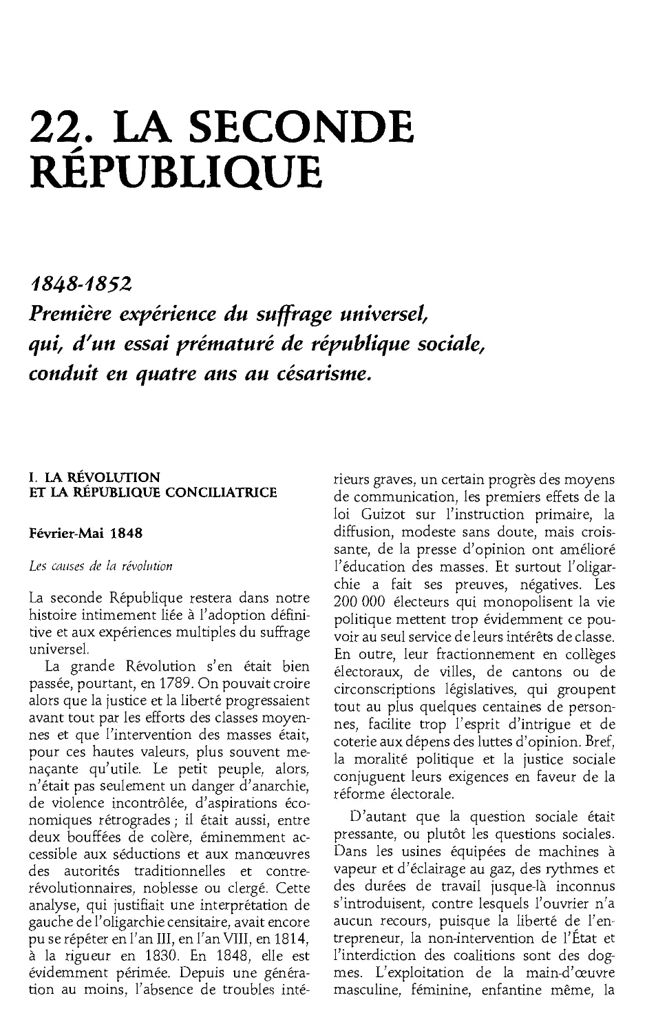 22. La IIe Republique, 1848-1852 [616]