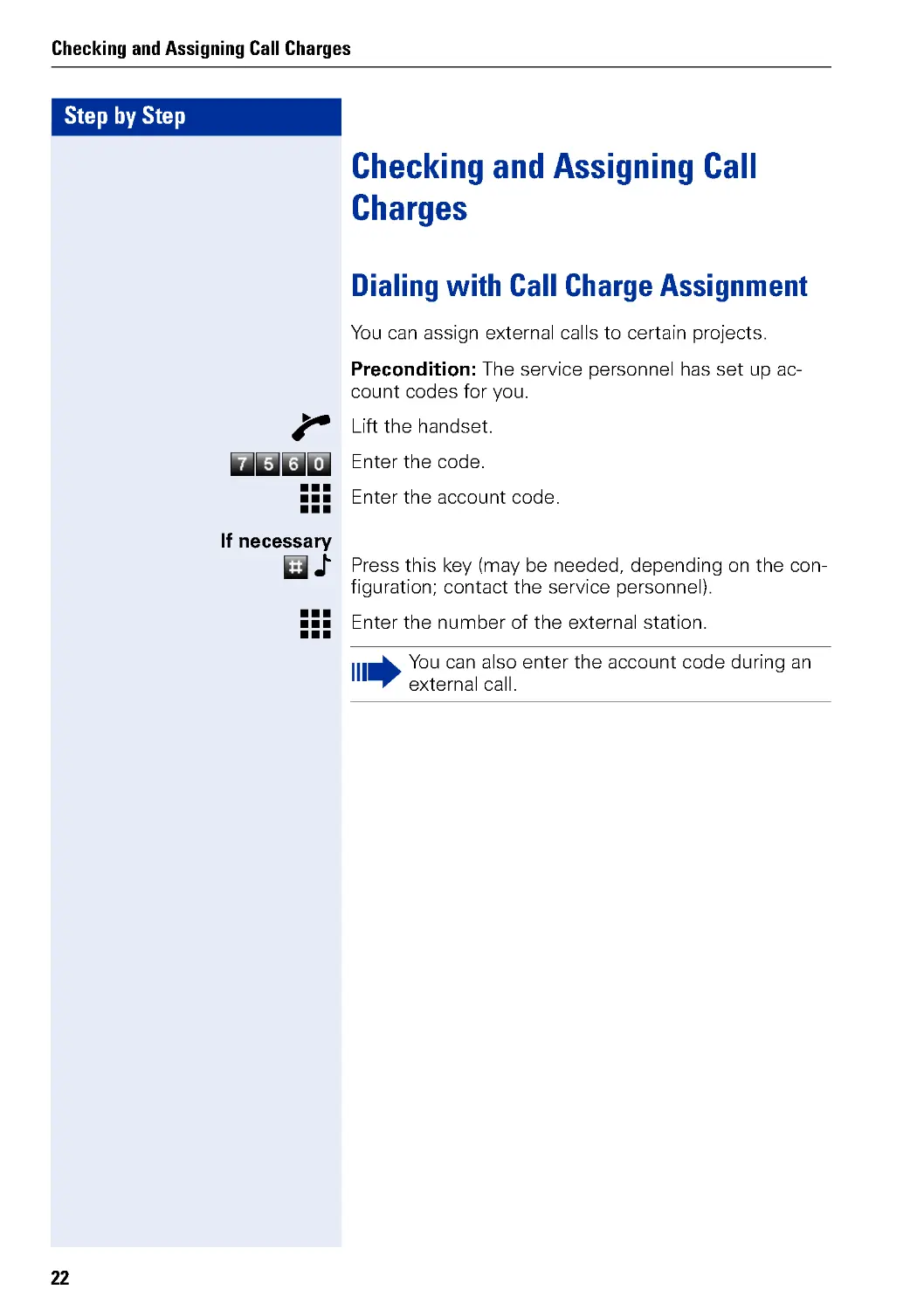 Checking and Assigning Call Charges