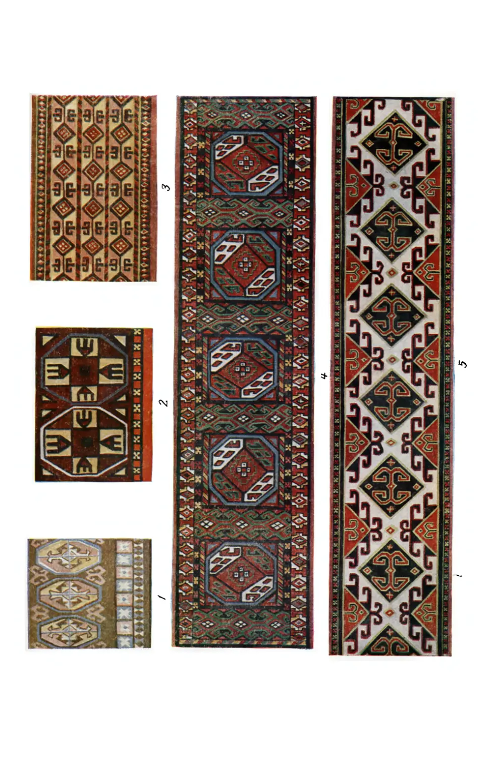 Вклейка. Образцы ковровых изделий каракалпаков