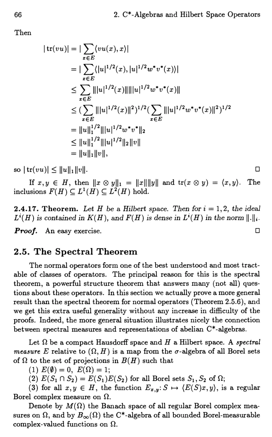 2.5. The Spectral Theorem