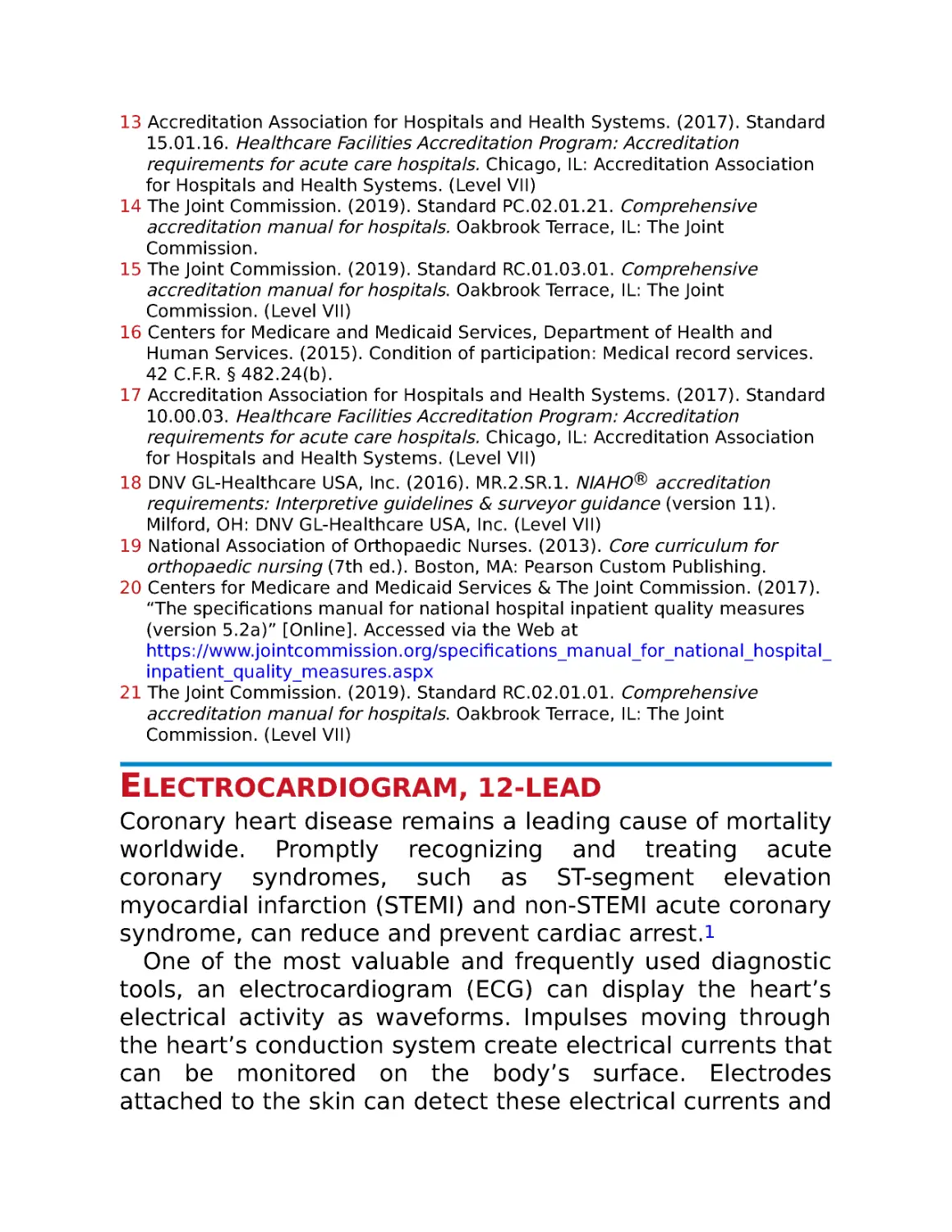 Electrocardiogram, 12-lead