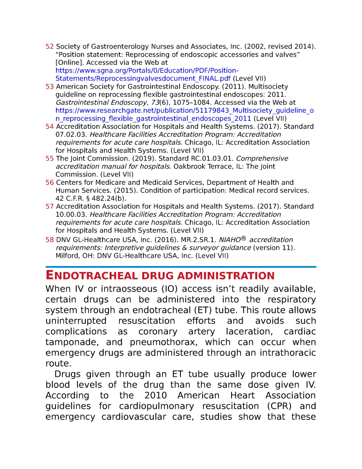 Endotracheal drug administration
