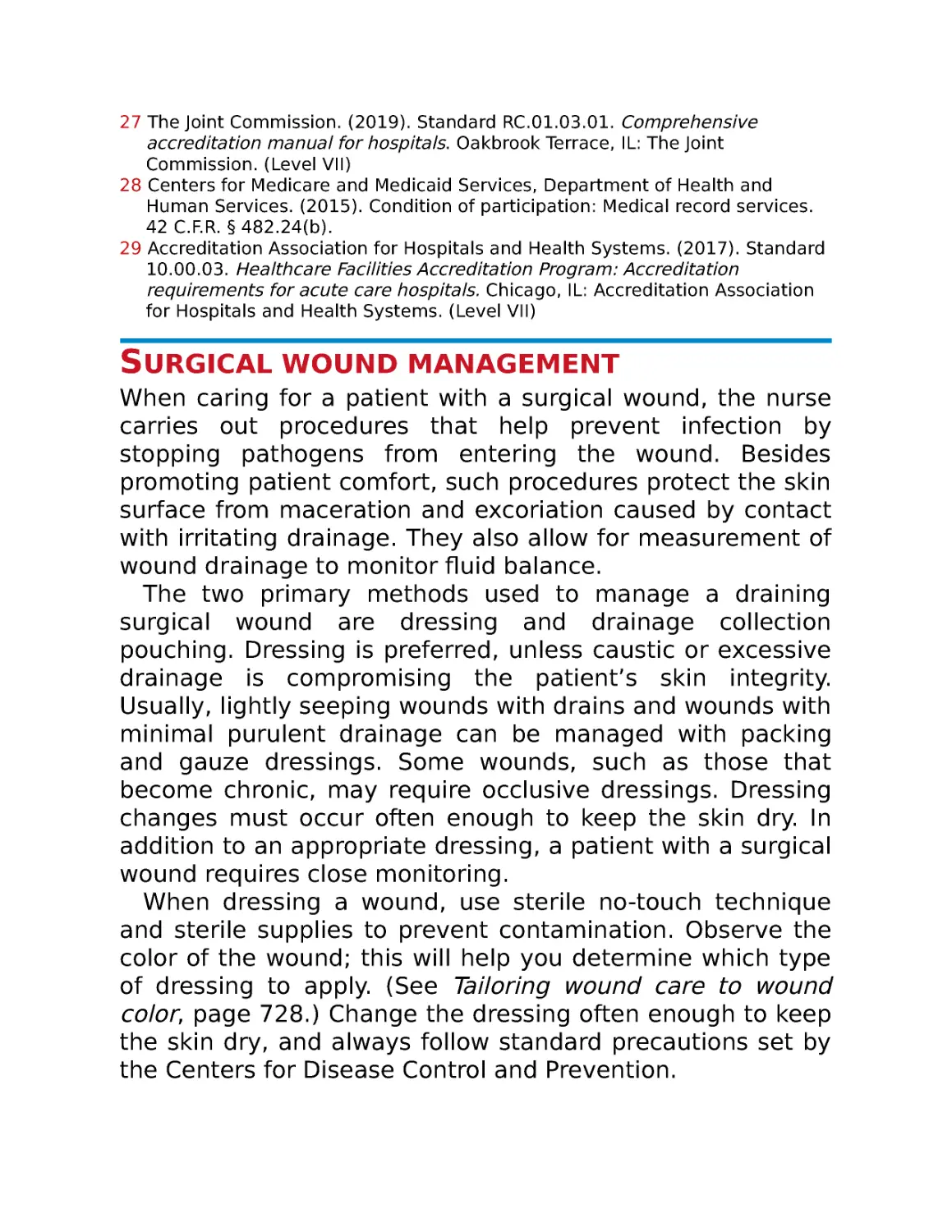 Surgical wound management