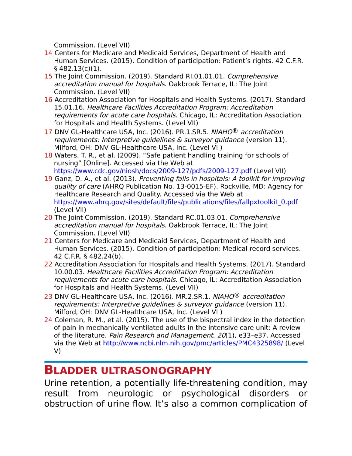 Bladder ultrasonography