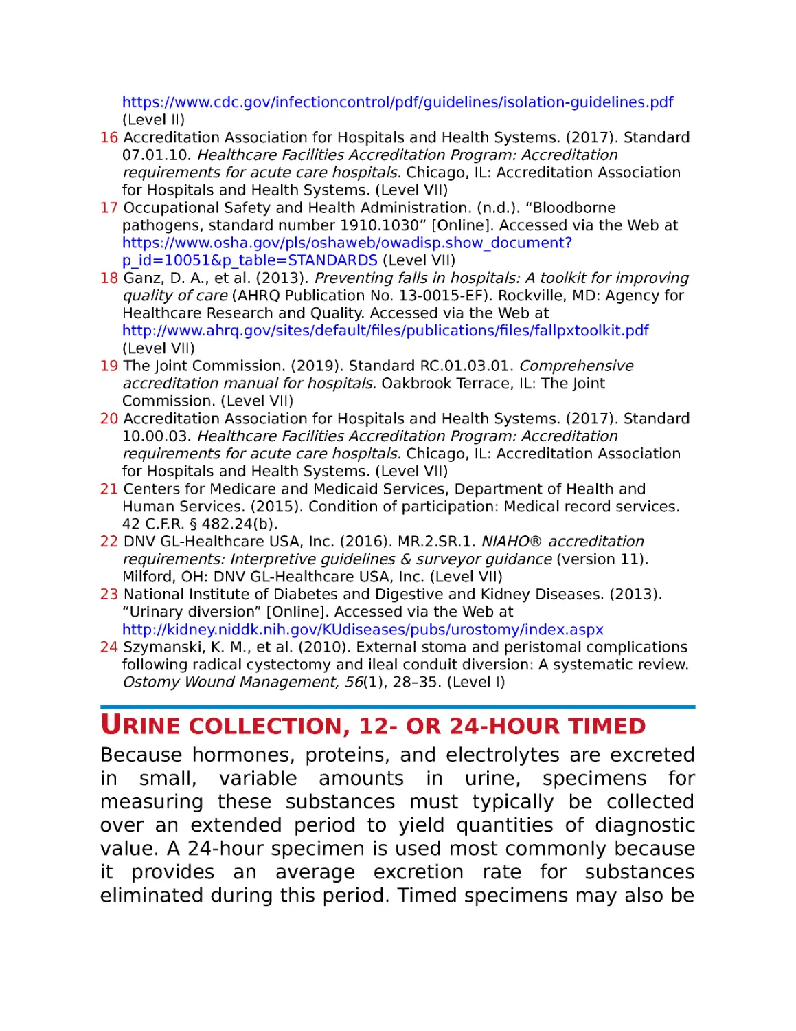 Urine collection, 12- or 24-hour timed