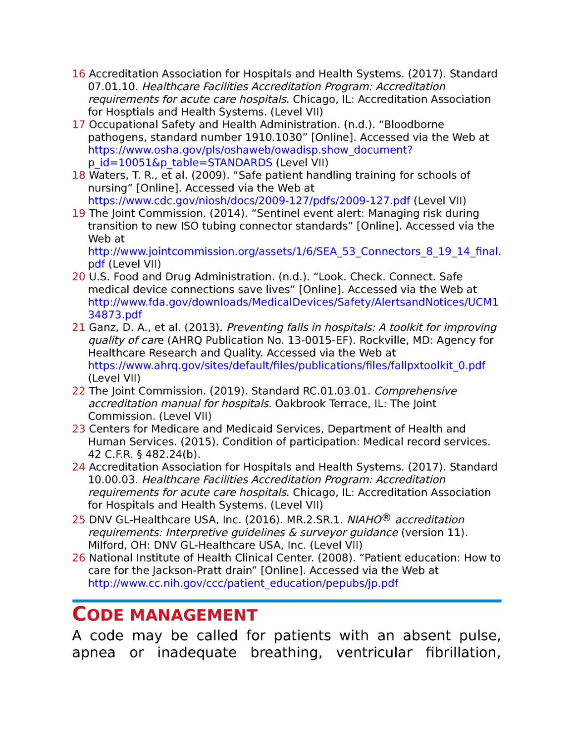 Code management