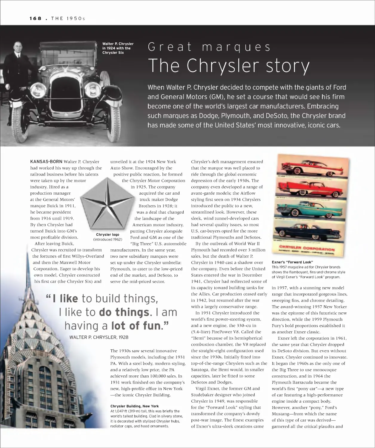 Great marques: The Chrysler story 168
